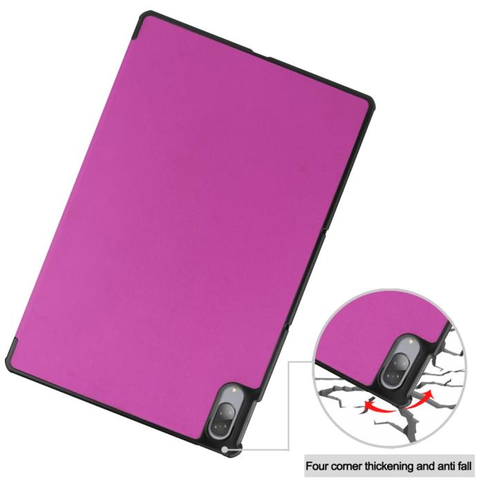 Bild 5,  Lenovo Tab P11 Pro - Tri-Fold Läder Fodral - Lila