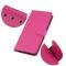  OnePlus 7T - Litchi Plånboksfodral - Rosa
