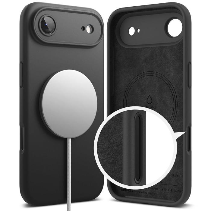 Bild 3, Ringke Ringke iPhone Air Skal MagSafe Silikon Svart