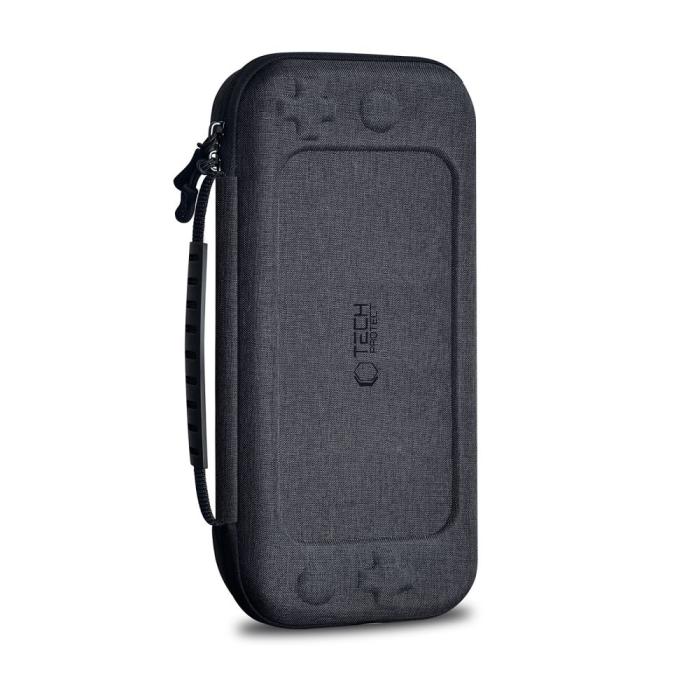 Bild 2, Tech-Protect Tech-Protect Nintendo Switch 2 Förvaringsväska Hardpouch Grå