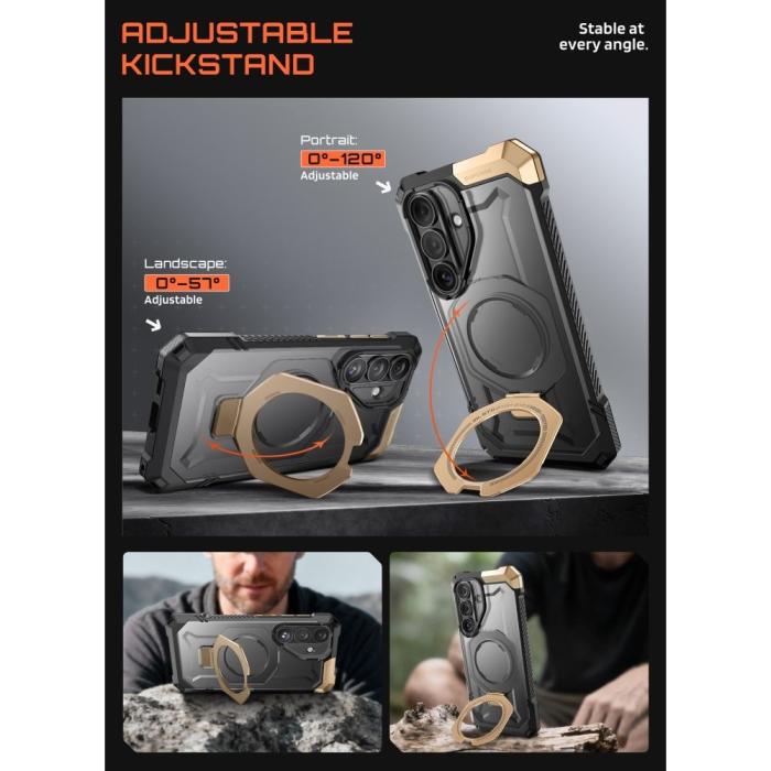 Bild 4, Supcase Supcase Samsung Galaxy S26 Skal MagSafe UB Grip Desert