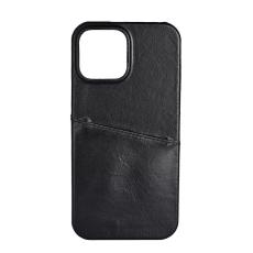 Buffalo Buffalo iPhone 13 Pro Max Mobilskal Kortfack &Auml;kta L&auml;der Svart