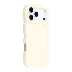  iPhone 17 Pro Max Mobilskal Wavy Off White
