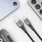 Tech-Protect Tech-Protect 1m 15W/2.4A Lightning Kabel UltraBoost Iron Grey