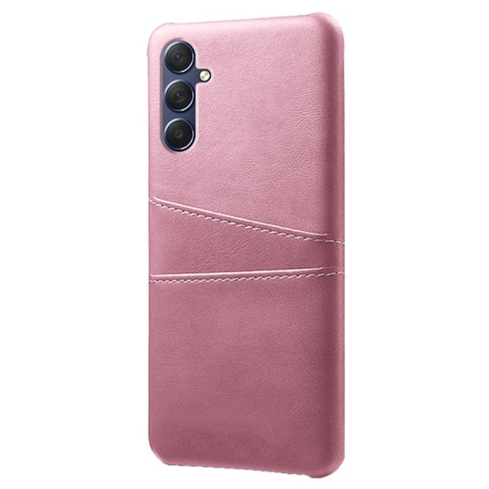 Bild 2,  Samsung Galaxy A15 5G Skal Läderbelagt Med Kortfack Roséguld