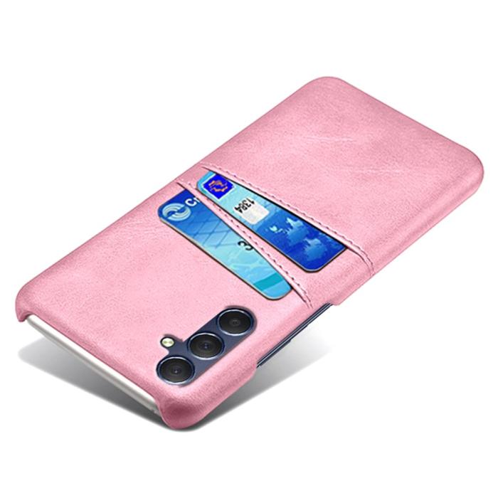 Bild 3,  Samsung Galaxy A15 5G Skal Läderbelagt Med Kortfack Roséguld