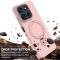  Motorola Edge 60 Pro Skal MagSafe Kickstand Hybrid Rosa