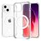  iPhone 15 Skal MagSafe Shockproof Hybrid Vit