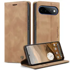 CASEME CASEME Google Pixel 11 Pro XL Fodral RFID L&auml;der Brun