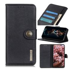 KHAZNEH KHAZNEH Xiaomi Redmi 9C Fodral L&auml;der Svart