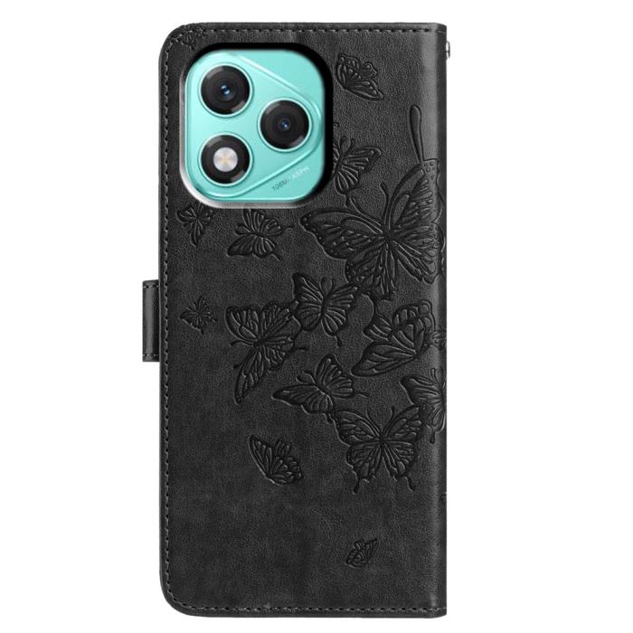 Bild 5,  Honor 400 Lite Fodral Fjäril Tryck Svart