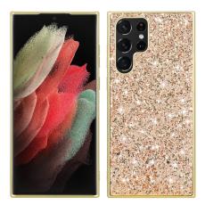  Galaxy S24 Ultra Skal Sparkling Glitter Guld