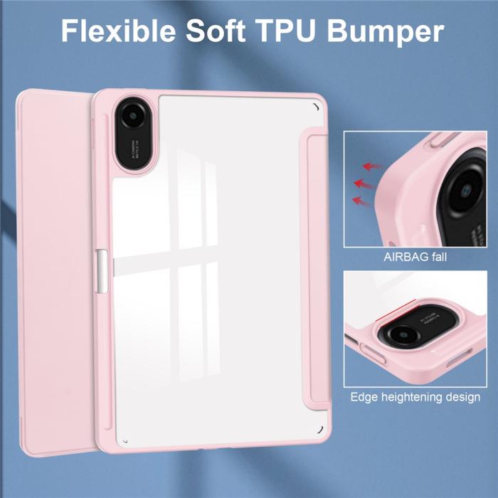 Bild 5,  Xiaomi Redmi Pad 2 Fodral Tri-Fold Hybrid Rosa