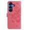  Samsung Galaxy S26 Fodral Fjäril Tryck Rosa