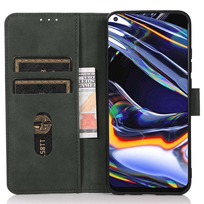 Bild 3, KHAZNEH KHAZNEH Motorola Moto G32 Fodral Läder Grön