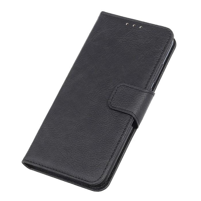 Bild 4,  Xiaomi Redmi 9A - Litchi Fodral - Svart