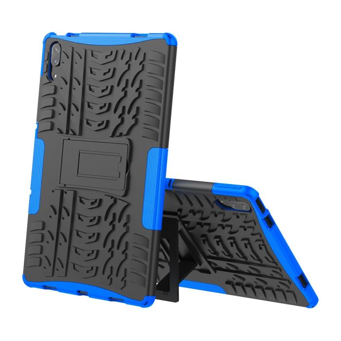 Bild 2,  Lenovo Tab P11 Pro - Rugged Kickstand Armor - Blå