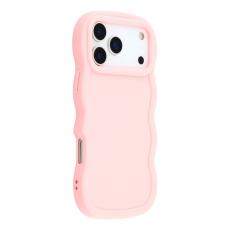  iPhone 17 Pro Max Mobilskal Wavy Ljus Rosa