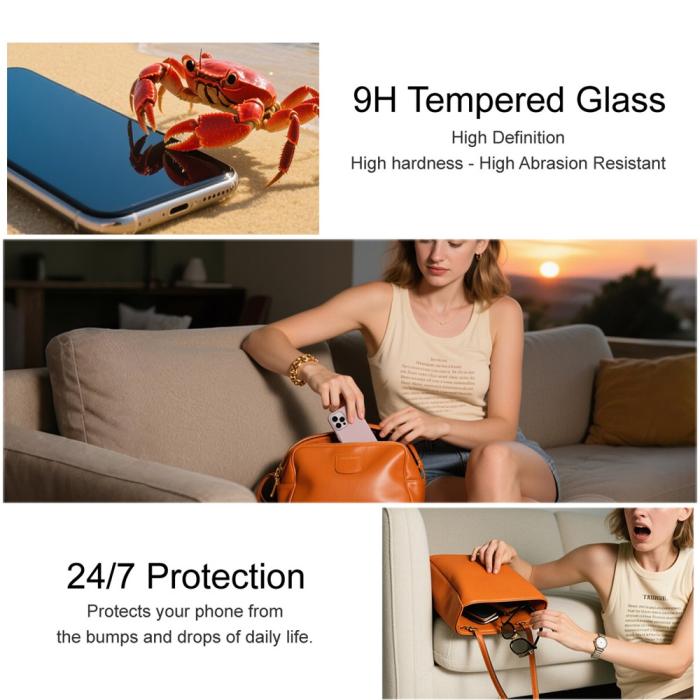 Bild 6, IMAK IMAK Xiaomi 15T / 15T Pro Skärmskydd Härdat Glas
