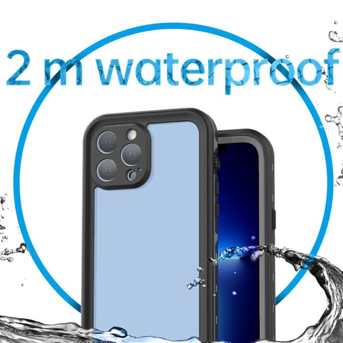 Bild 5, REDPEPPER REDPEPPER iPhone 13 Pro Max Skal 360 Vattentätt IP68 Mörk Grå