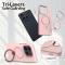  Motorola Edge 60 Pro Skal MagSafe Kickstand Hybrid Rosa