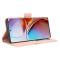  Motorola Edge 40 Pro 5G Fodral Med Avtagbart Kortfodral Rosa