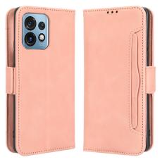  Motorola Edge 40 Pro 5G Fodral Med Avtagbart Kortfodral Rosa