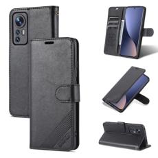AZNS AZNS Xiaomi 12 Fodral L&auml;der Svart