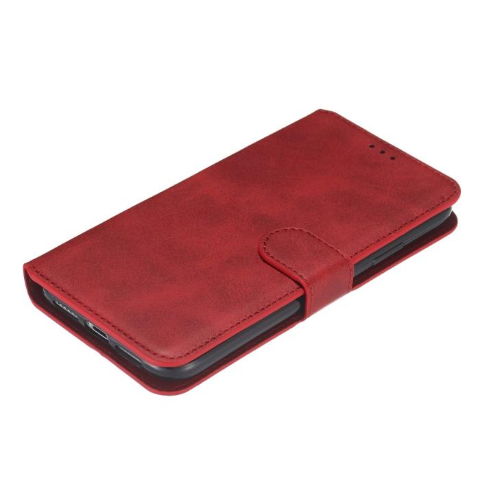 Bild 6,  iPhone 11 Fodral Solid Läder Röd