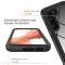  Samsung Galaxy S23 Skal Shockproof Hybrid Svart