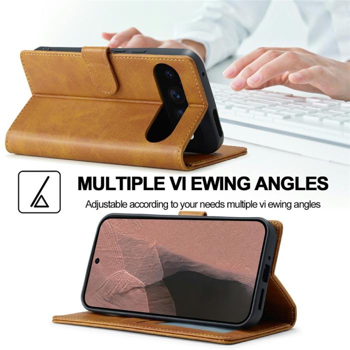 Bild 5, LC.IMEEKE LC.IMEEKE Google Pixel 11/11 Pro Fodral Läder Brun
