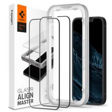 Spigen Spigen iPhone 17e/16e/14/13/13 Pro 2-PACK ALM Helt&auml;ckande Sk&auml;rmskydd