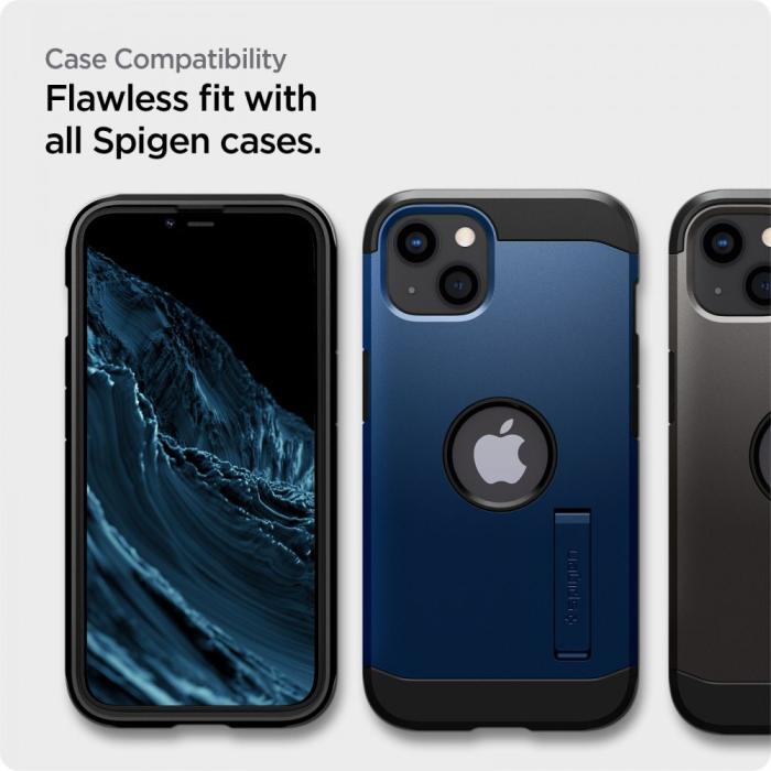 Bild 5, Spigen Spigen iPhone 17e/16e/14/13/13 Pro 2-PACK ALM Heltäckande Skärmskydd
