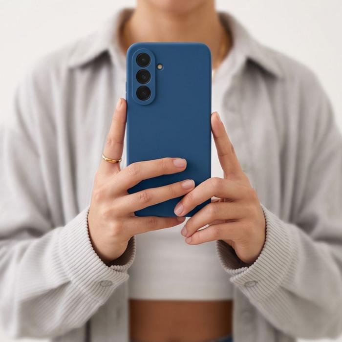 Bild 6, Tech-Protect Tech-Protect Samsung Galaxy A18 / A17 Skal Icon Navy Blue