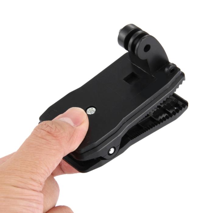 Bild 5,  360° Justerbar Klämma Quick Release Fäste Svart