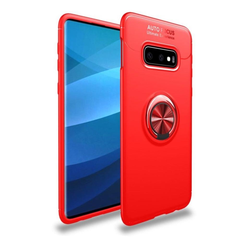  Samsung Galaxy S10 Plus - Ring Skal - Röd