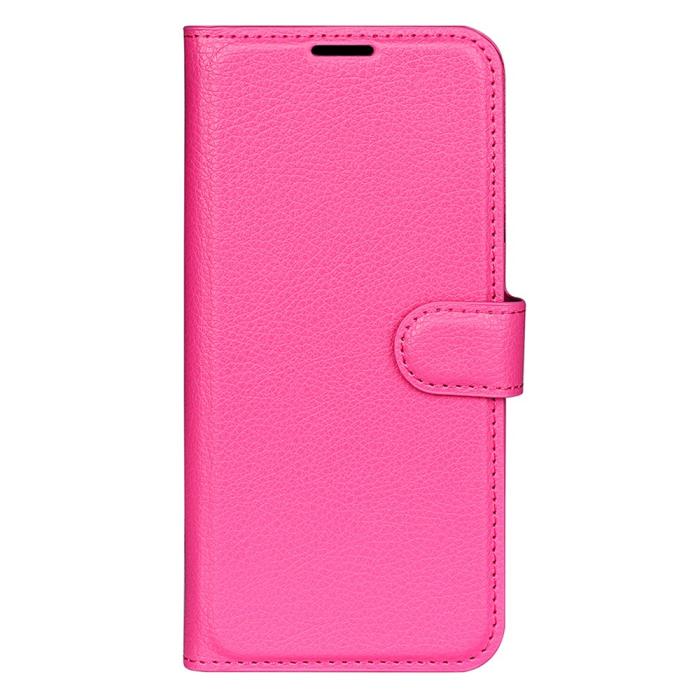 Bild 5,  Motorola Moto G35 5G Fodral Litchi Läder Rosa