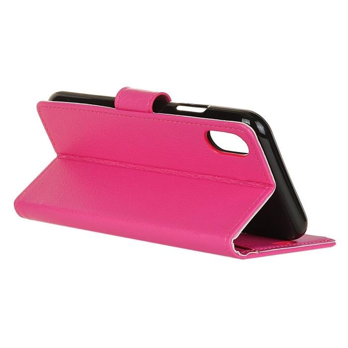 Bild 4,  Xiaomi Redmi 9A - Litchi Fodral - Rosa