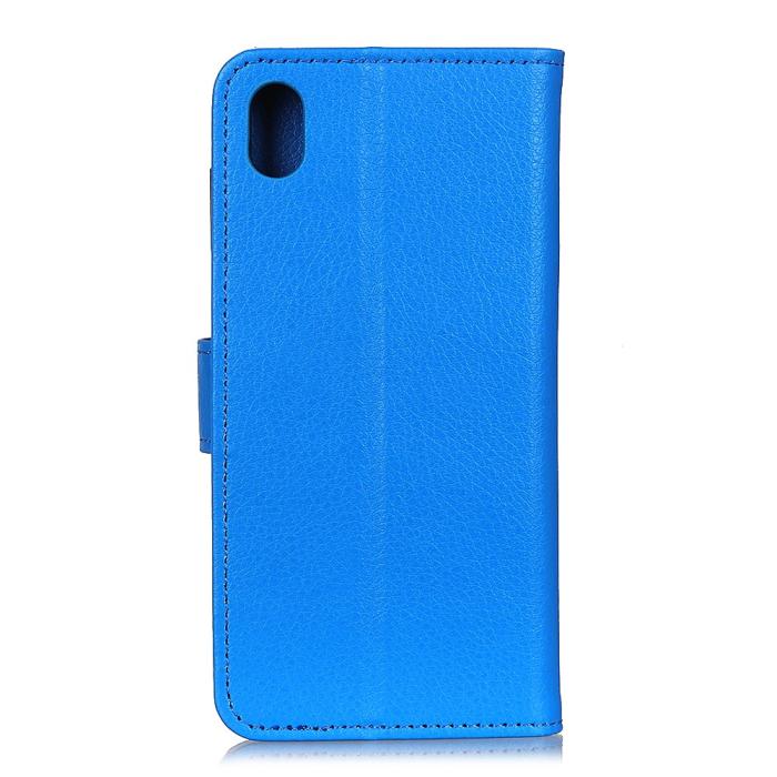 Bild 3,  Xiaomi Redmi 9A - Litchi Fodral - Blå
