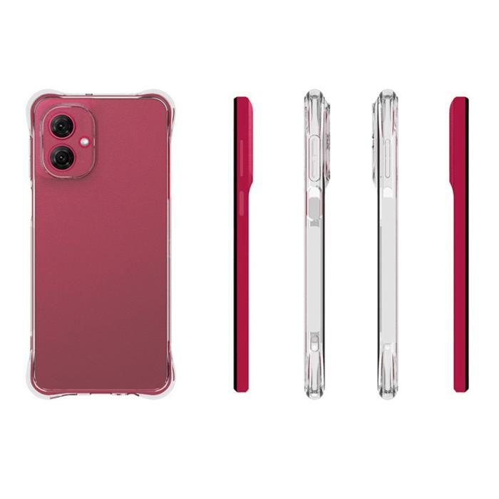 Bild 4,  Motorola Moto G55 5G Skal TPU Shockproof Transparent