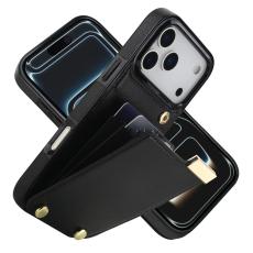  iPhone 18 Pro Max/17 Pro Max Skal med Kortfack Svart