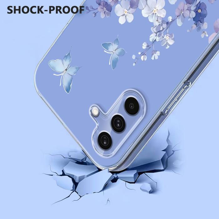 Bild 2,  Samsung Galaxy A27 5G TPU Blommor Violer