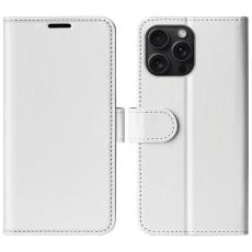  iPhone 16 Pro Max Fodral L&auml;der Vit