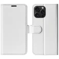  iPhone 16 Pro Max Fodral L&auml;der Vit