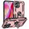  iPhone 16 Plus Skal Med Ring Hybrid Roséguld