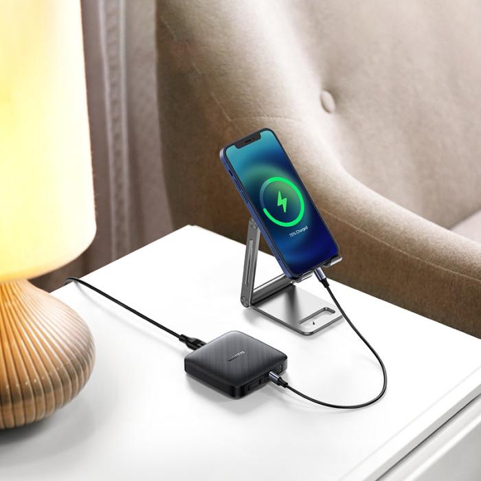 Bild 4, UGREEN Ugreen 100W PD Reseladdare 3x USB-C / 1x USB-A Svart