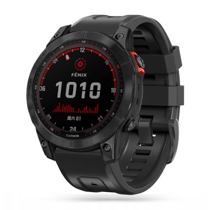 Bild 2, Tech-Protect Tech-Protect Garmin Fenix Armband Iconband Svart