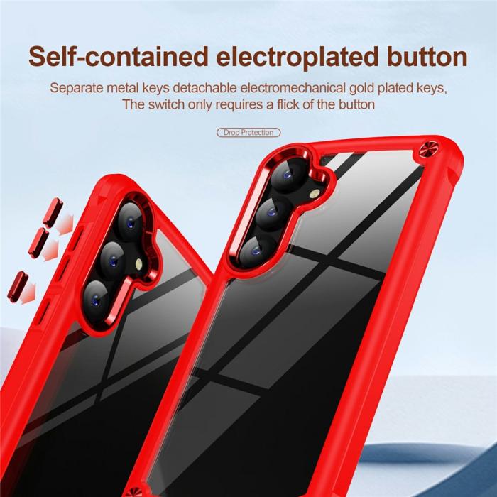 Bild 6,  Samsung Galaxy S26 Skal Shockproof Hybrid Röd