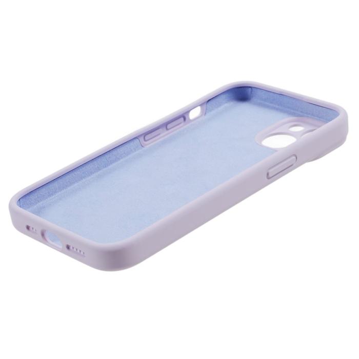 Bild 6,  iPhone 15 Plus Skal Liquid Silikon Ljus Lila