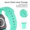ColorPop Apple Watch 38/40/41/42 mm Silikon Armband (S/M) Mintgrön